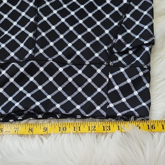 Cato Black and White Window Pane Plaid Leggings - Picture 11 of 14